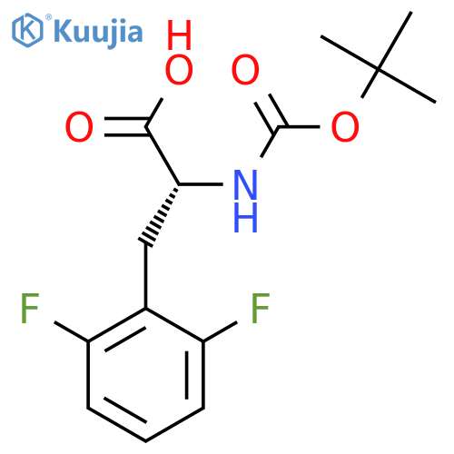 Boc-2,6-Difluoro-D-Phenylalanine structure