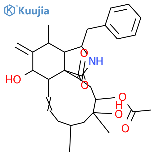 7,18,19-Trihydroxy-16,18-dimethyl-10-phenyl[11]cytochalasa-6(12),13-diene-1,21-dione; 19-Ac structure