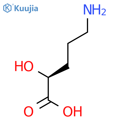 (S)-5-amino-2-hydroxypentanoic acid structure