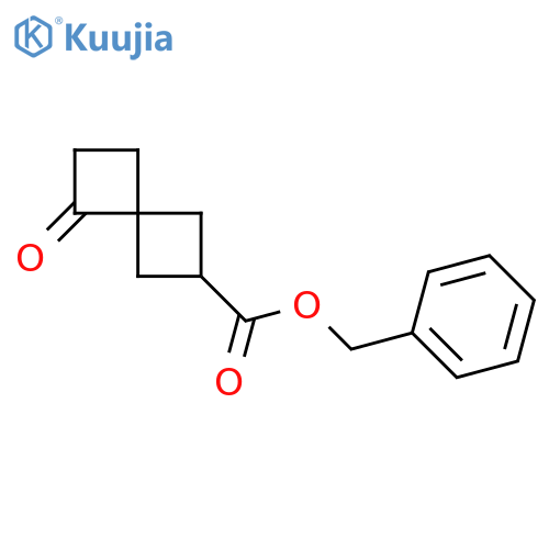 benzyl trans-7-oxospiro[3.3]heptane-2-carboxylate structure