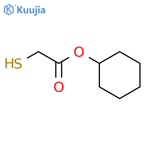 cyclohexyl 2-sulfanylacetate structure