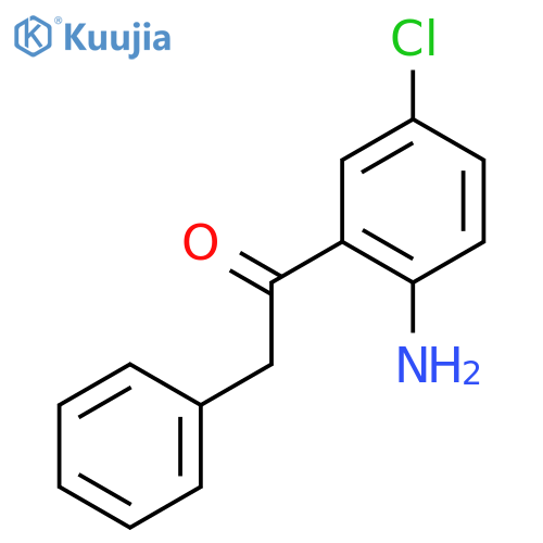 1-(2-Amino-5-chlorophenyl)-2-phenylethan-1-one structure