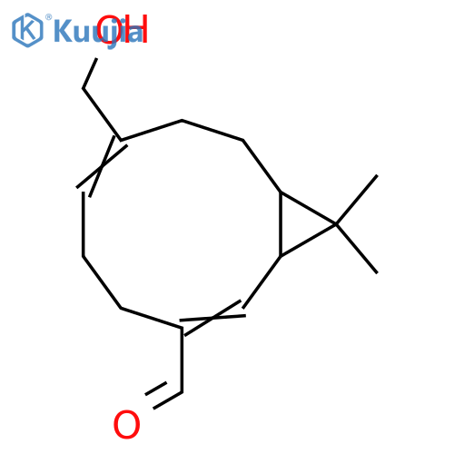 14-Hydroxy-1(10),4-bicyclogermacradien-15-al; (1(10)Z,4E,6αH,7αH)-form structure
