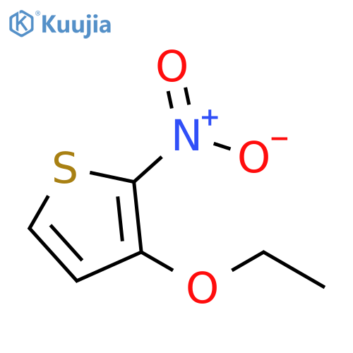 3-ethoxy-2-nitrothiophene structure