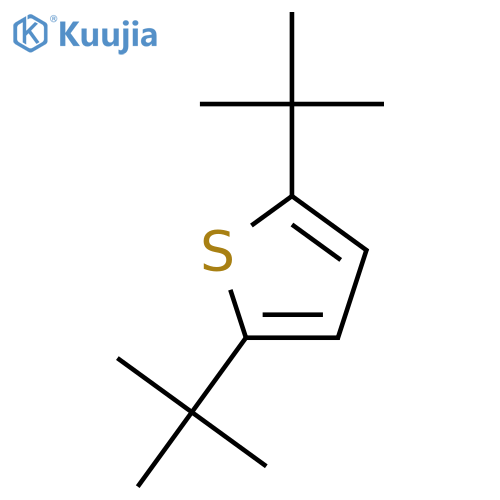 Thiophene,2,5-bis(1,1-dimethylethyl)- structure