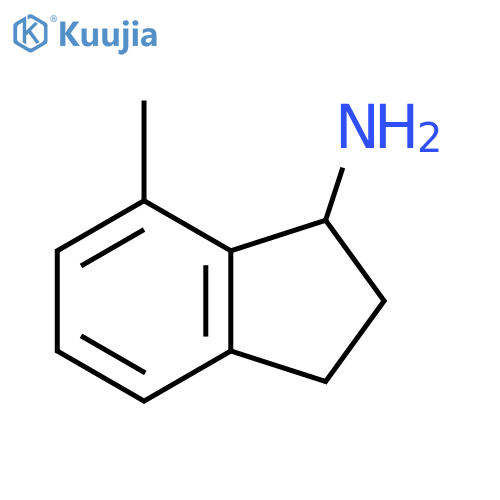 1H-Inden-1-amine,2,3-dihydro-7-methyl-(9CI) structure