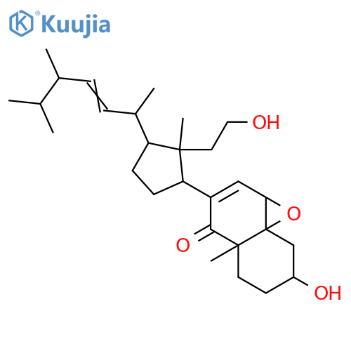 5,6-Epoxy-3,11-dihydroxy-9,11-secoergosta-7,22-dien-9-one; (3β,5α,6α,22E,24R)-form structure