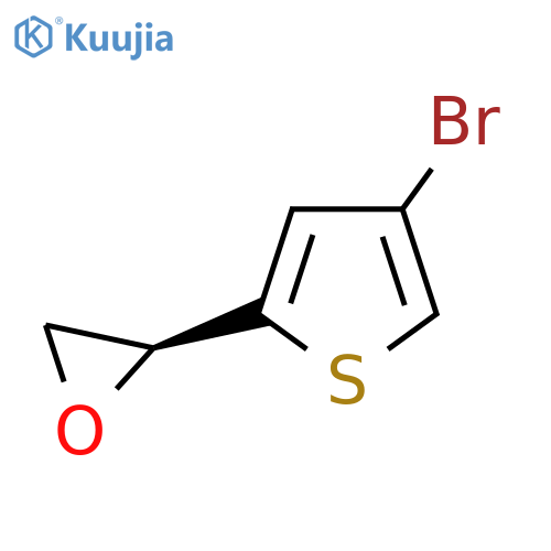 (2S)-2-(4-bromothiophen-2-yl)oxirane structure