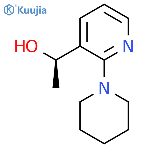 (1R)-1-2-(piperidin-1-yl)pyridin-3-ylethan-1-ol structure