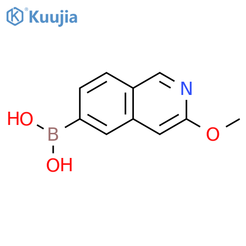 3-Methoxyisoquinolin-6-yl-6-boronic acid structure
