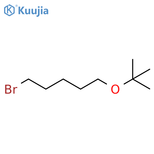 1-bromo-5-(tert-butoxy)pentane structure
