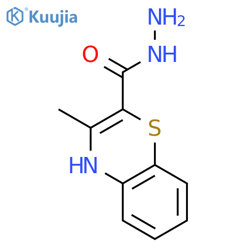 3-methyl-4H-1,4-benzothiazine-2-carbohydrazide structure