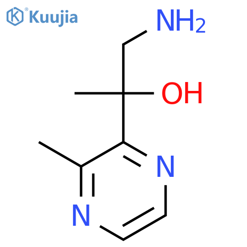 1-amino-2-(3-methylpyrazin-2-yl)propan-2-ol structure