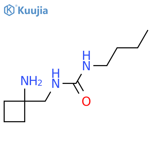 1-(1-aminocyclobutyl)methyl-3-butylurea structure