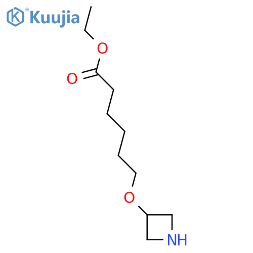 Ethyl 6-(azetidin-3-yloxy)hexanoate structure