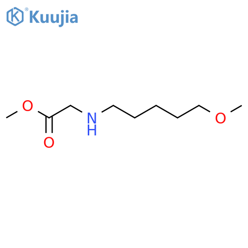 Methyl 2-[(5-methoxypentyl)amino]acetate structure