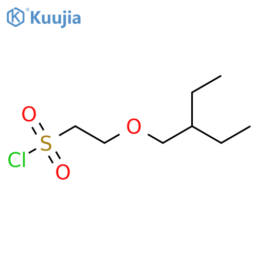 2-(2-ethylbutoxy)ethane-1-sulfonyl chloride structure