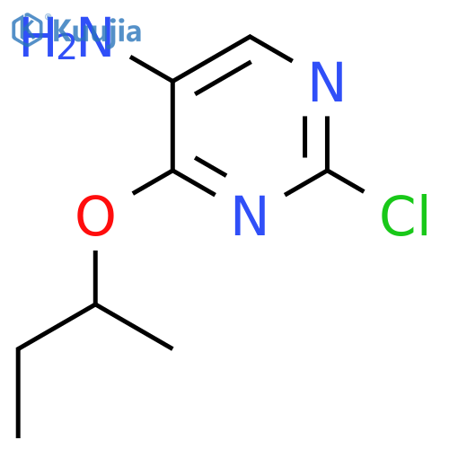 4-(Butan-2-yloxy)-2-chloropyrimidin-5-amine structure