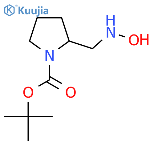 tert-butyl 2-(hydroxyamino)methylpyrrolidine-1-carboxylate structure