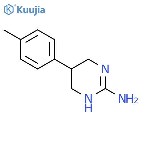 5-(4-Methylphenyl)-1,4,5,6-tetrahydropyrimidin-2-amine structure