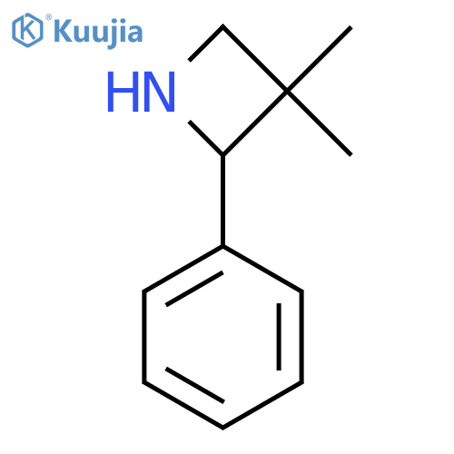 3,3-Dimethyl-2-phenylazetidine structure