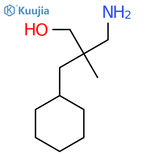 3-amino-2-(cyclohexylmethyl)-2-methylpropan-1-ol structure