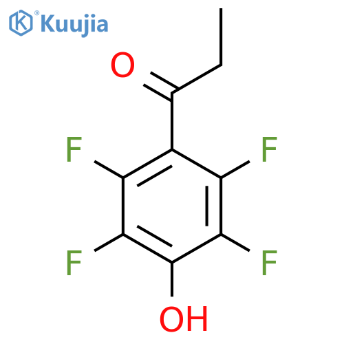 1-(2,3,5,6-tetrafluoro-4-hydroxyphenyl)propan-1-one structure