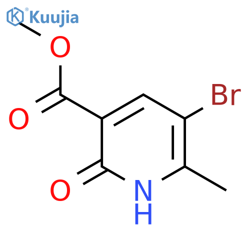 methyl 5-bromo-2-hydroxy-6-methylpyridine-3-carboxylate structure