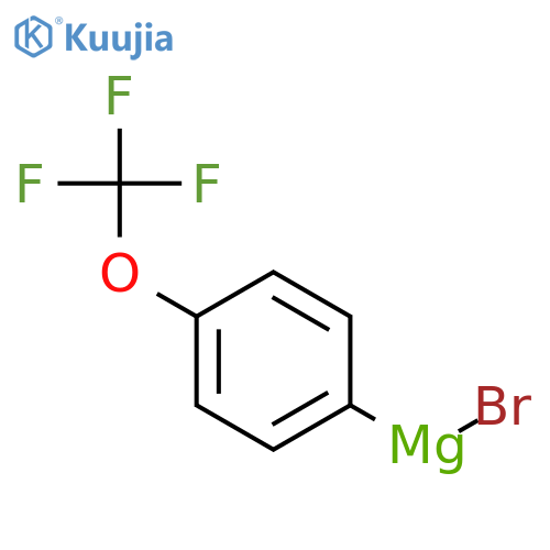 (4-(Trifluoromethoxy)phenyl)magnesium bromide, 0.50 M in THF structure