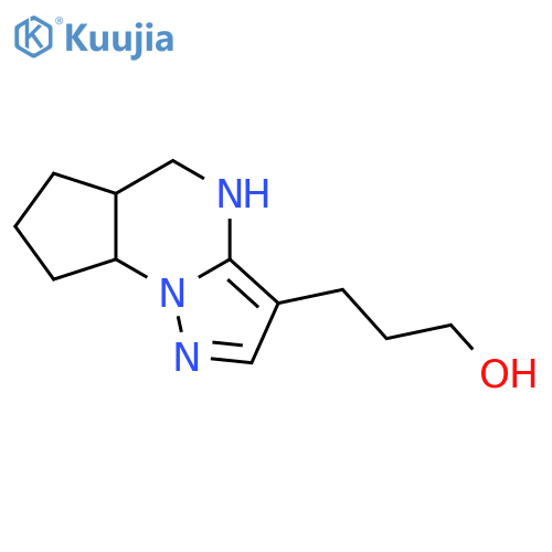 3-{1,8,12-triazatricyclo7.3.0.0,2,6dodeca-9,11-dien-10-yl}propan-1-ol structure
