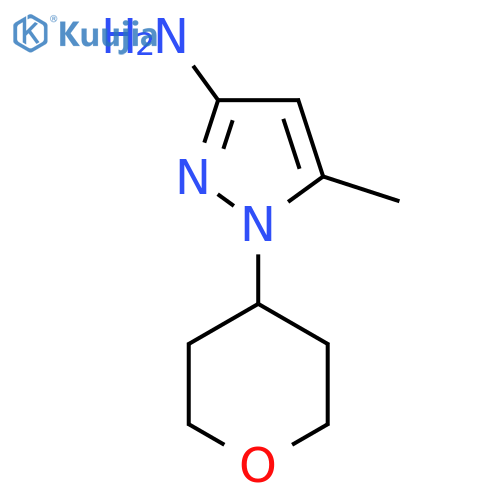 5-Methyl-1-(oxan-4-yl)-1H-pyrazol-3-amine structure