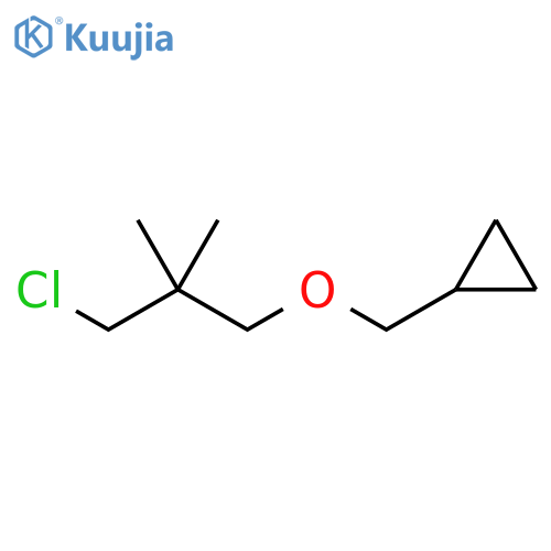 Cyclopropane, [(3-chloro-2,2-dimethylpropoxy)methyl]- structure