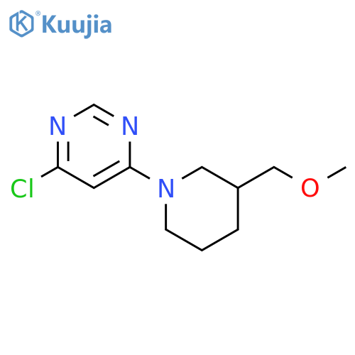 4-chloro-6-(3-(methoxymethyl)piperidin-1-yl)pyrimidine structure