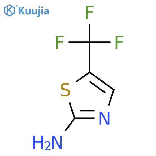 5-(trifluoromethyl)-1,3-thiazol-2-amine structure