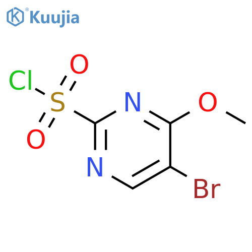 5-bromo-4-methoxypyrimidine-2-sulfonyl chloride structure