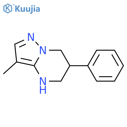 3-methyl-6-phenyl-4H,5H,6H,7H-pyrazolo1,5-apyrimidine structure