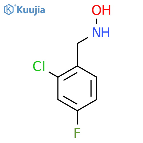 N-(2-chloro-4-fluorophenyl)methylhydroxylamine structure