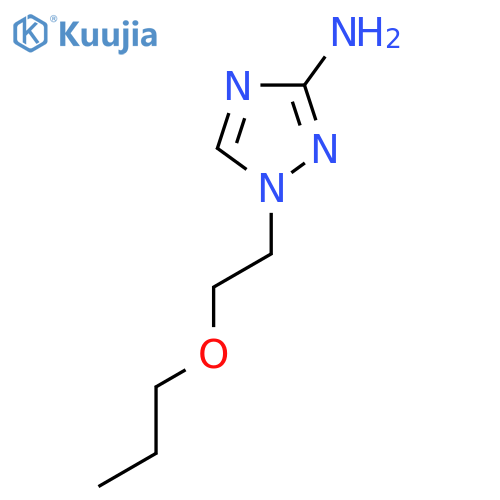 1-(2-propoxyethyl)-1H-1,2,4-triazol-3-amine structure
