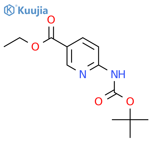 Ethyl 6-{(Tert-Butoxy)CarbonylAmino}Pyridine-3-Carboxylate structure