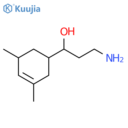 3-Cyclohexene-1-methanol, α-(2-aminoethyl)-3,5-dimethyl- structure