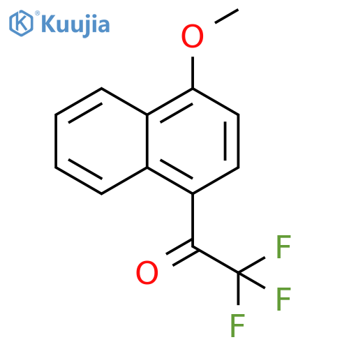 2,2,2-trifluoro-1-(4-methoxynaphthalen-1-yl)ethan-1-one structure