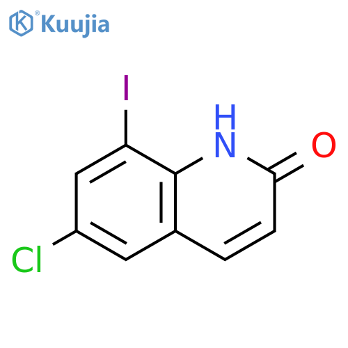 6-chloro-8-iodo-1,2-dihydroquinolin-2-one structure