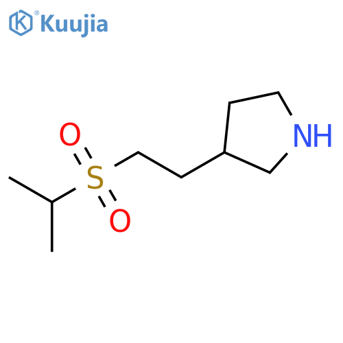 3-(2-(isopropylsulfonyl)ethyl)pyrrolidine structure