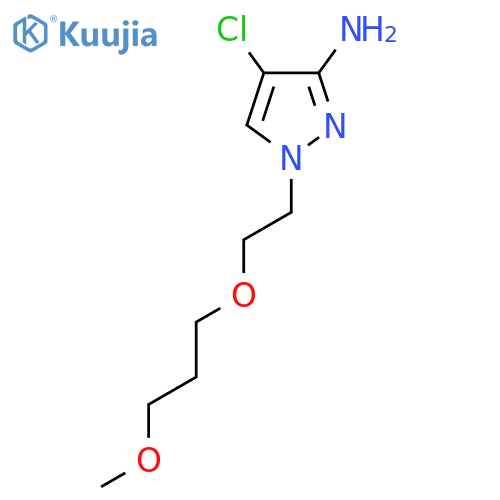 4-chloro-1-[2-(3-methoxypropoxy)ethyl]-1H-pyrazol-3-amine structure