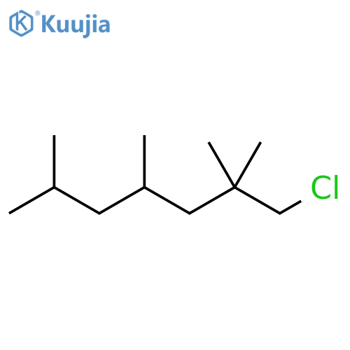 Heptane, 1-chloro-2,2,4,6-tetramethyl- structure