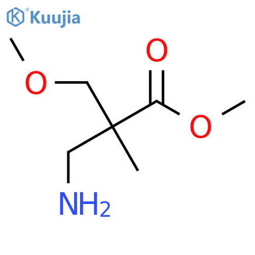 Methyl 3-amino-2-(methoxymethyl)-2-methylpropanoate structure