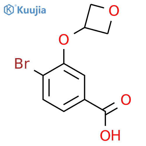 4-Bromo-3-(oxetan-3-yloxy)-benzoic acid structure