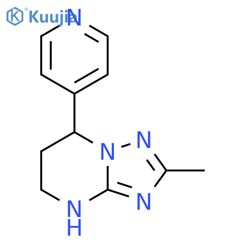 4-{2-methyl-4H,5H,6H,7H-1,2,4triazolo1,5-apyrimidin-7-yl}pyridine structure