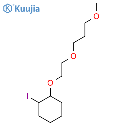 1-iodo-2-2-(3-methoxypropoxy)ethoxycyclohexane structure