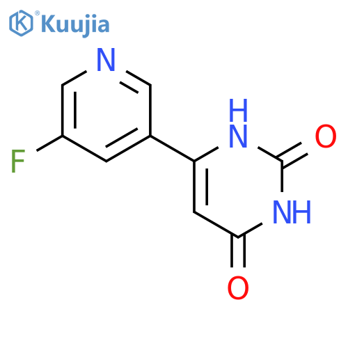 6-(5-fluoropyridin-3-yl)pyrimidine-2,4(1H,3H)-dione structure